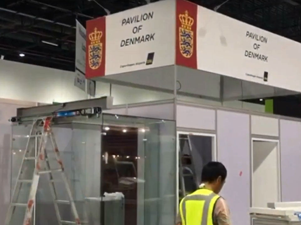 Pavilion of Denmark at Dubai Airport Show